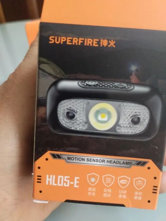 Lanternas de Cabeça com sensor - Foto 3