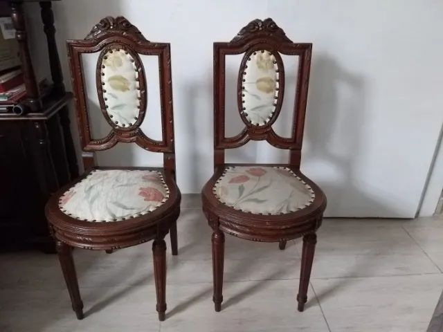 Par de cadeiras antigas decada de 60 - Foto 4