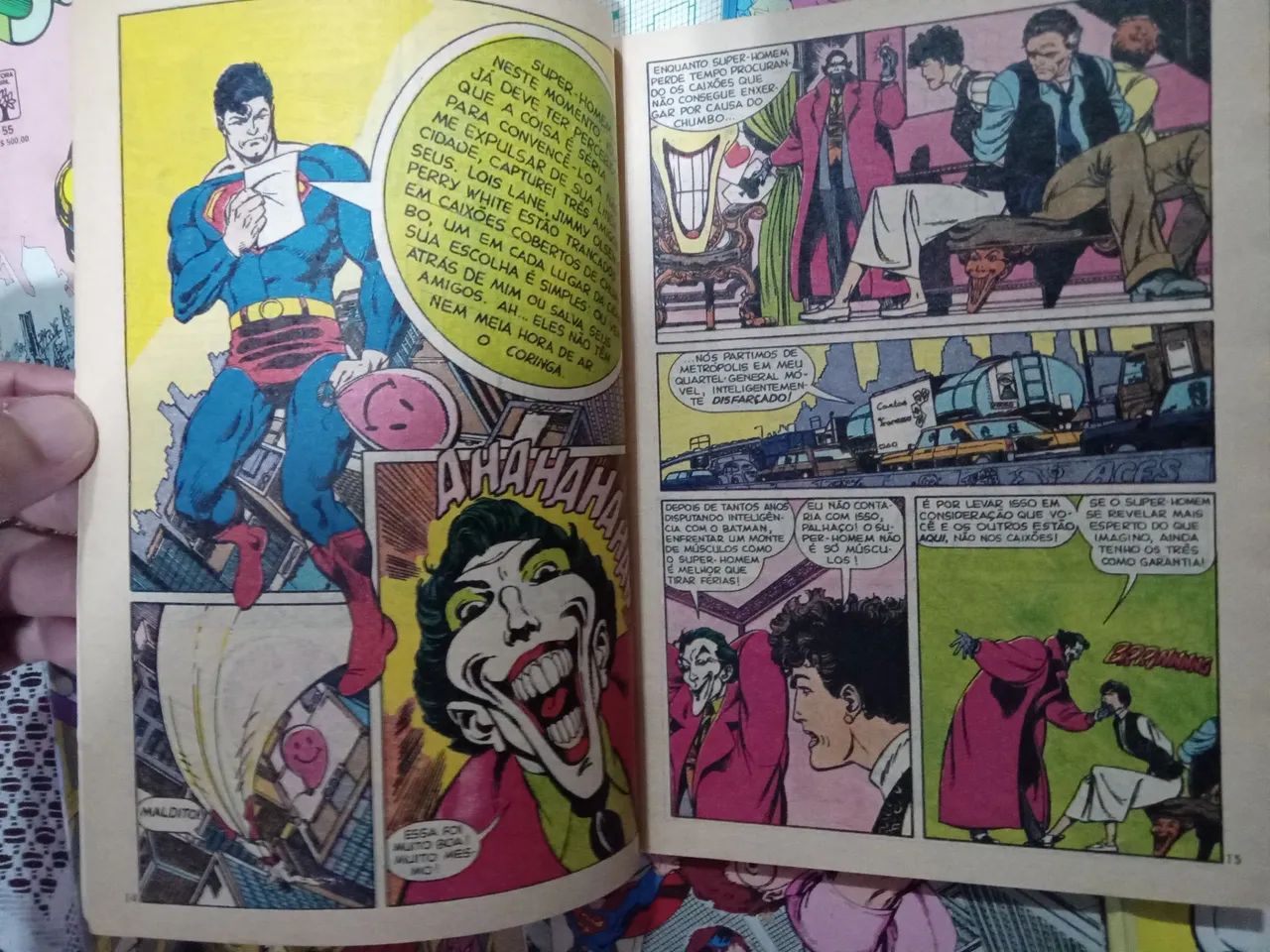 Onze hqs do Superman formatinho abril jovem com histórias de John Byrne - Foto 5