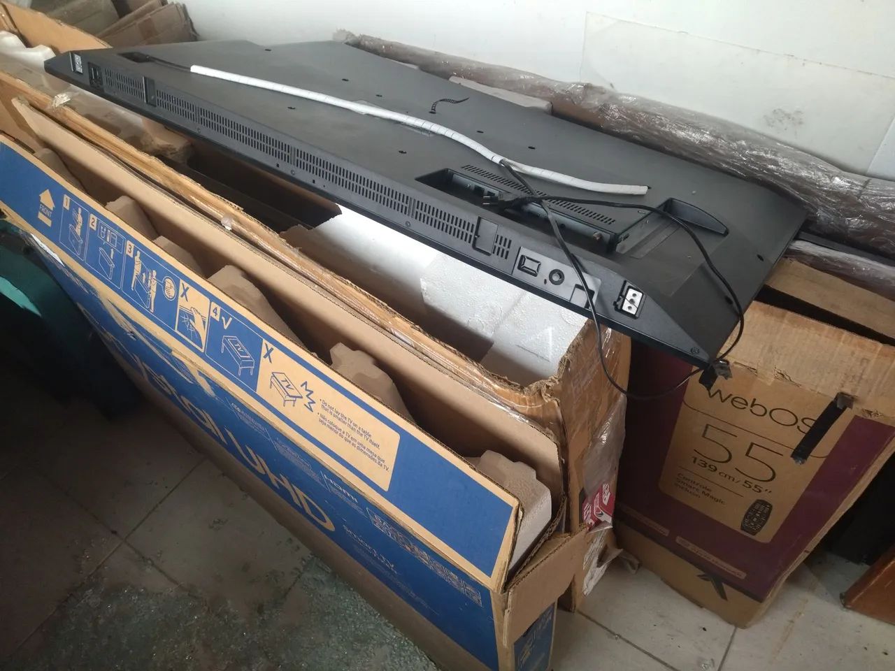 Combo de TVs c/ defeito na tela LG, SAMSUNG, AOC e JVC - Foto 2