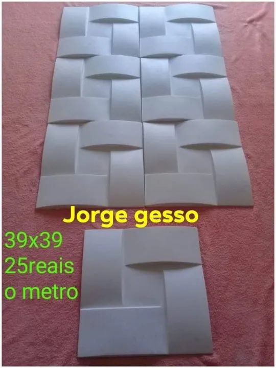 placas 3d. em gesso * - Foto 4