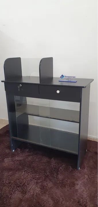 Balcão caixa novo preto - Foto 4