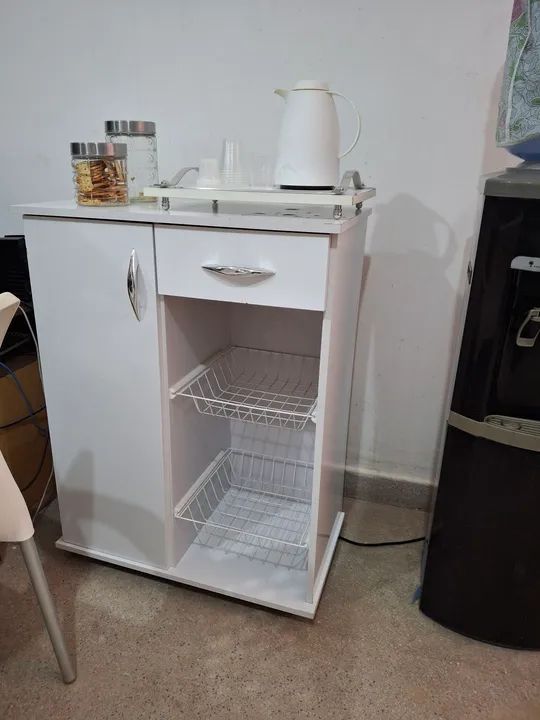 Fruteira Cozinha Branco com Prateleiras64596061431811121