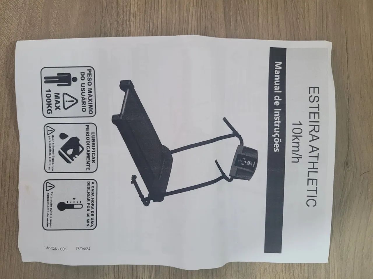 Esteira Elétrica Athletic - Seminovo - Foto 4