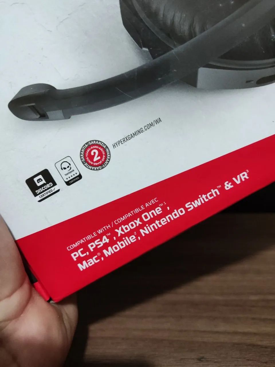 Headset HyperX Cloud Stinger lacrado 64289667686274124