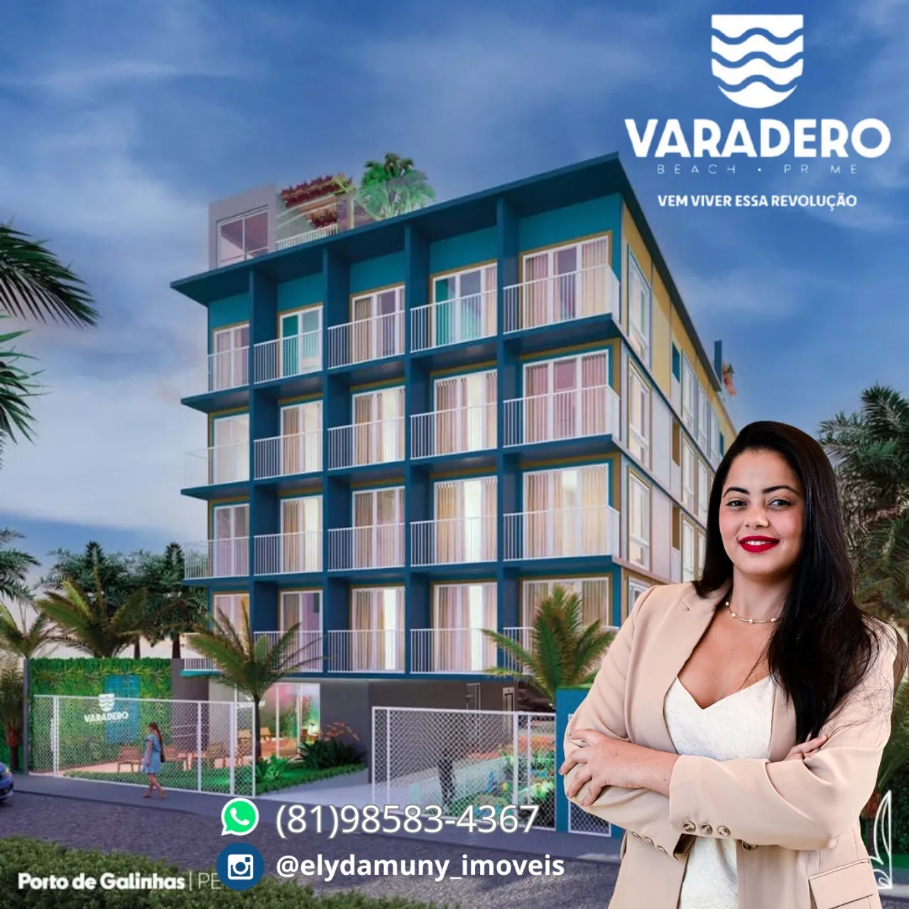 Flats Studios com Lazer em Porto de Galinhas | Varadero
