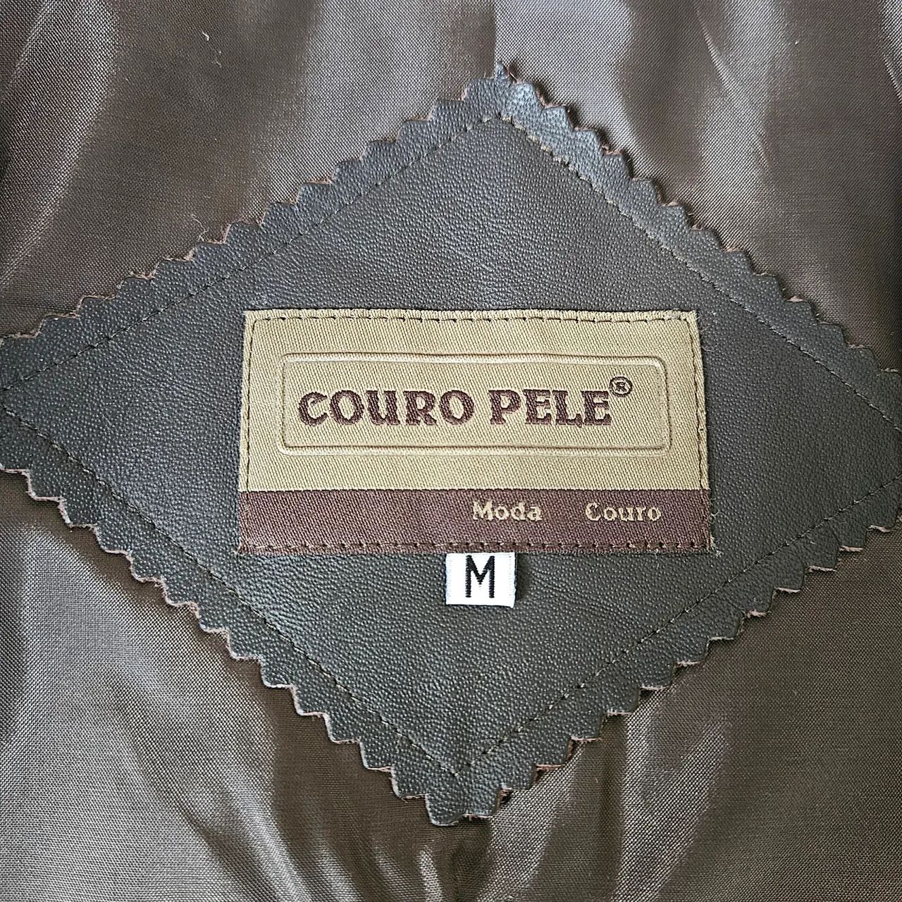 Jaqueta feminina de couro - m - Foto 3