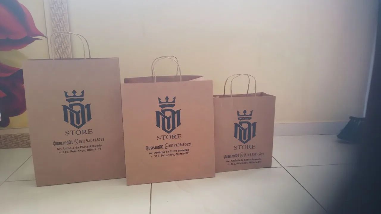 Sacola de papel personalizada - Foto 2