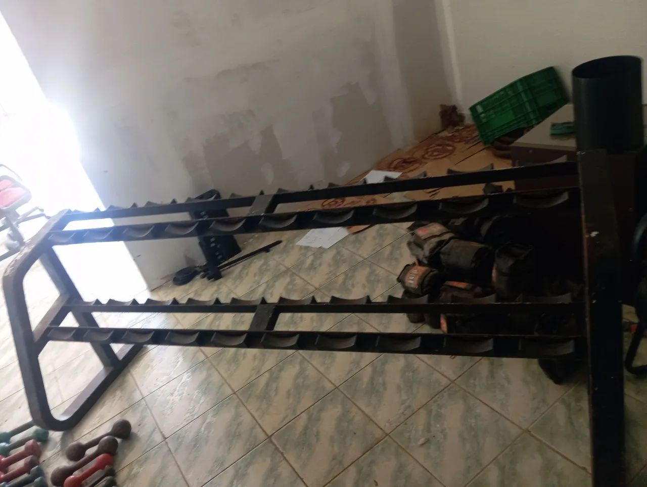 Suporte para halteres profissional  - Foto 4