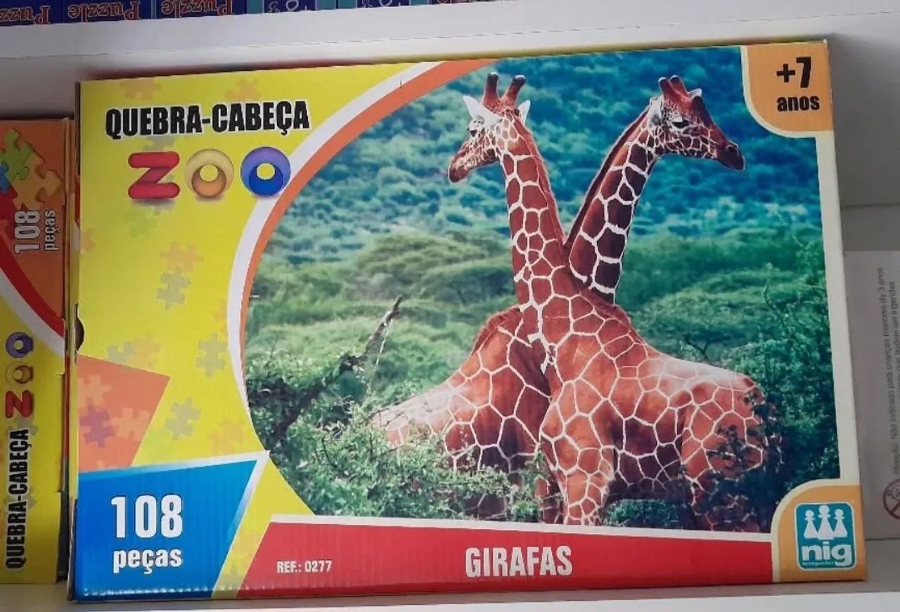Quebra-cabeça ZOO - 108 peças - Girafas