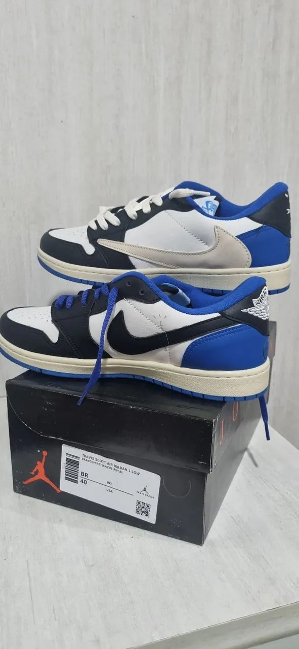 Tênis Nike Air Jordan Travis Scott Low