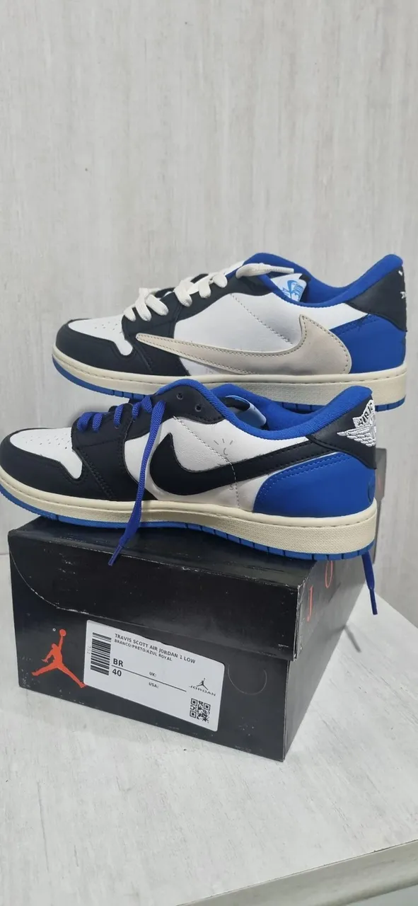 Tênis Nike Air Jordan Travis Scott Low