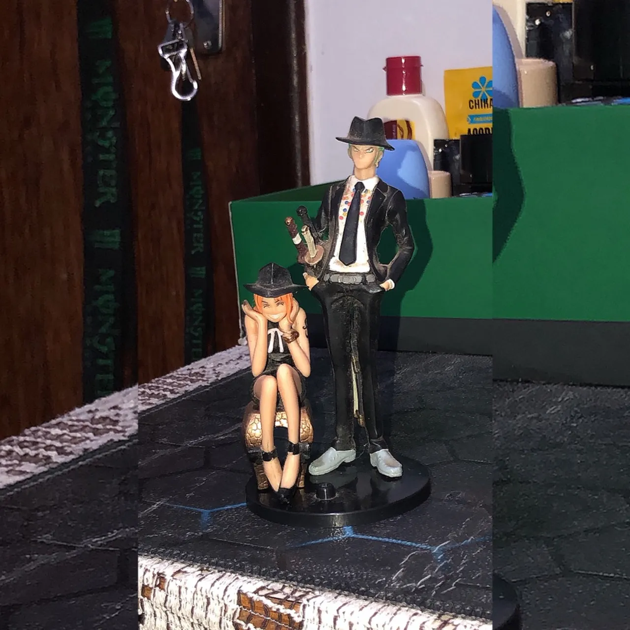 2 Action Figures Zoro e Nami One Piece