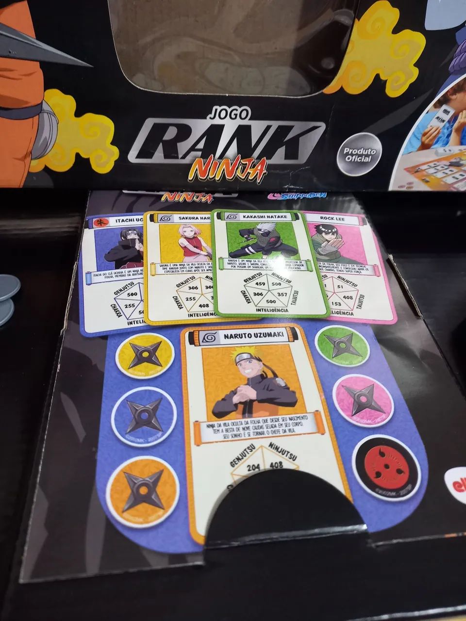 Jogo de Tabuleiro Naruto Shippuden Rank Ninja - Foto 4