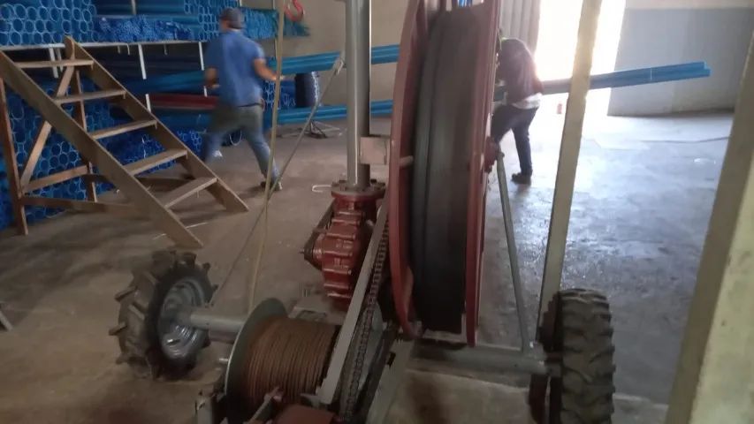 CARRETEL ENROLADOR AZ BRASIL REVISADO C/120 METROS DE MANGUEIRA NOVA