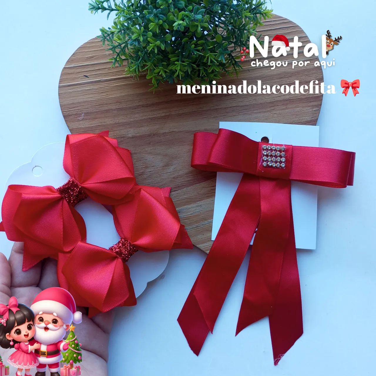 kit laço mae e filha 24, 00 