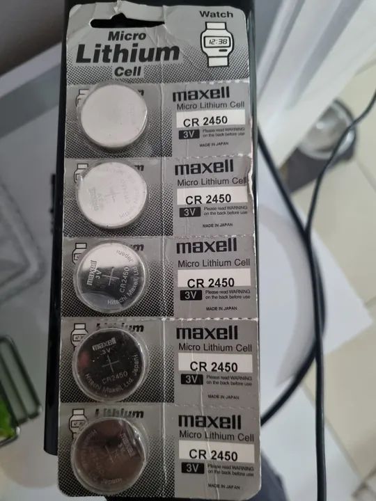 Bateria de lithium cell CR2450