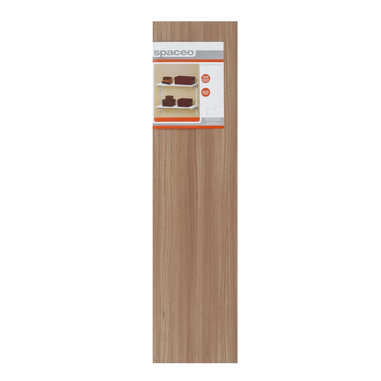 Prateleira com Suporte 120x30cm Madeira Montana Spaceo Multivisão