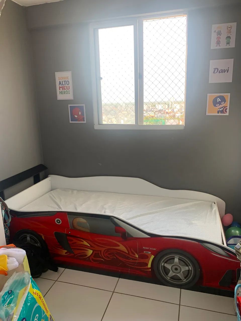 cama infantil com colchão 