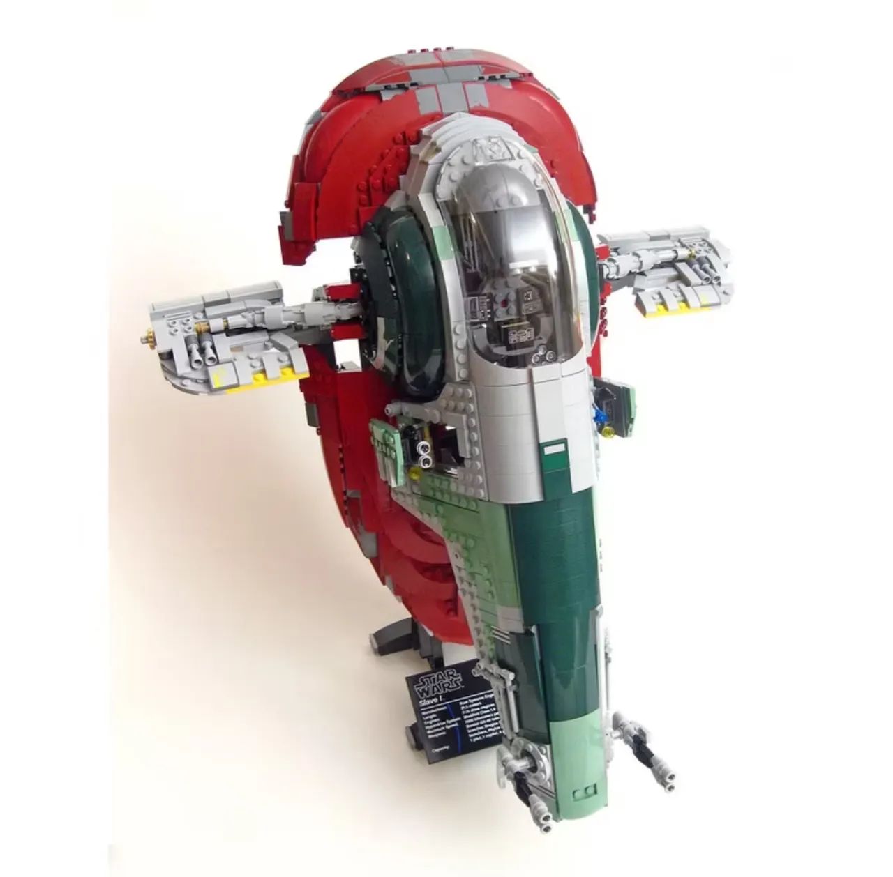 nave star wars 75312 boba fett - slave 1 - aniversario de 20 anos