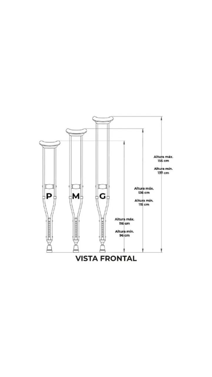 Muleta Infantil D7 - Par  - Foto 4