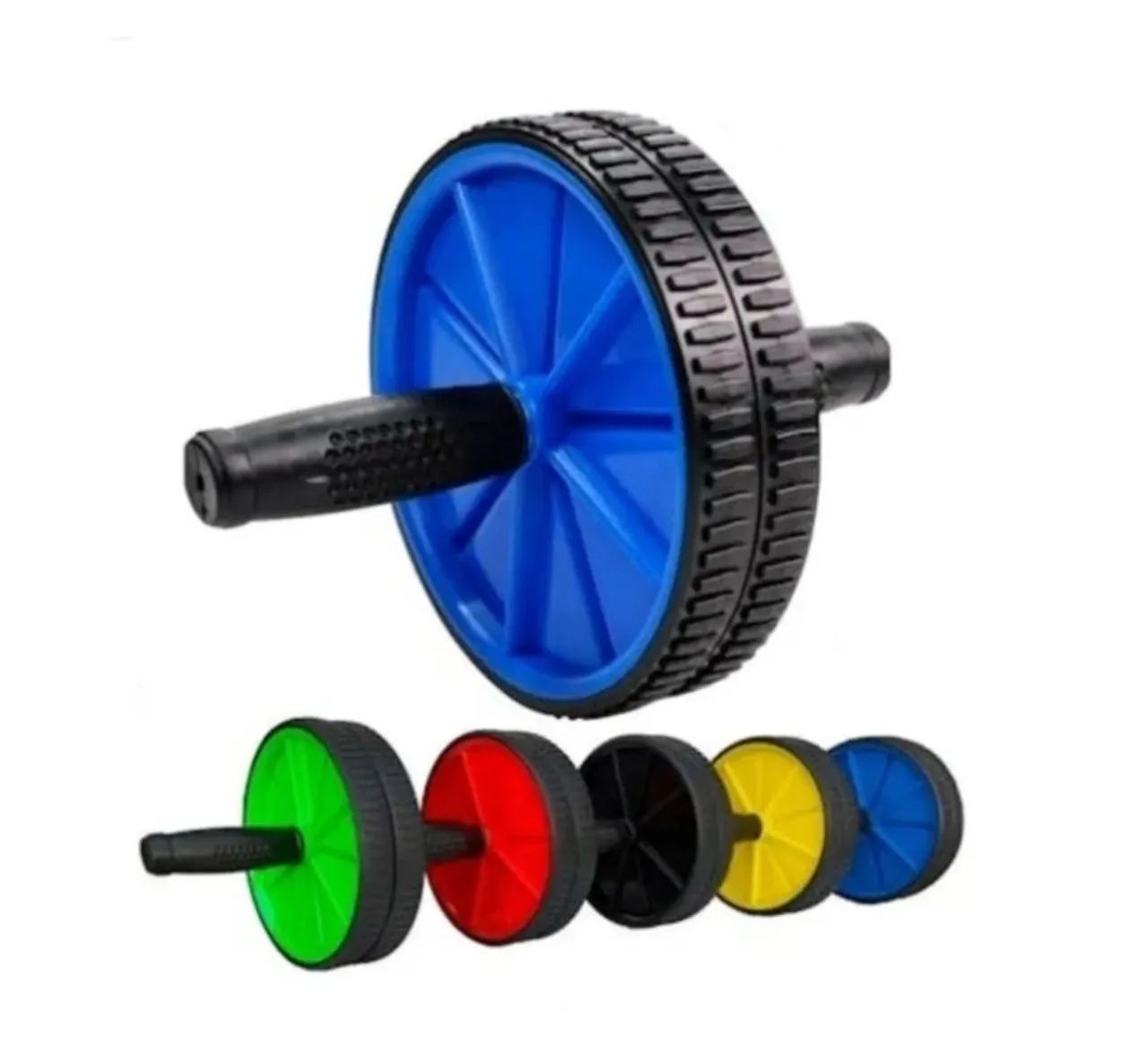 Kit Treino em Casa - Mini Band, Elásticos e Roda Abdominal - Foto 5