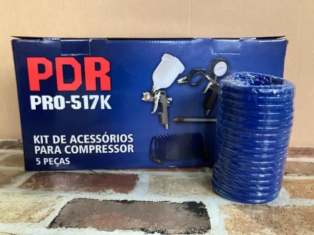 Kit PDR 5 peças acessórios para compressor - Foto 5