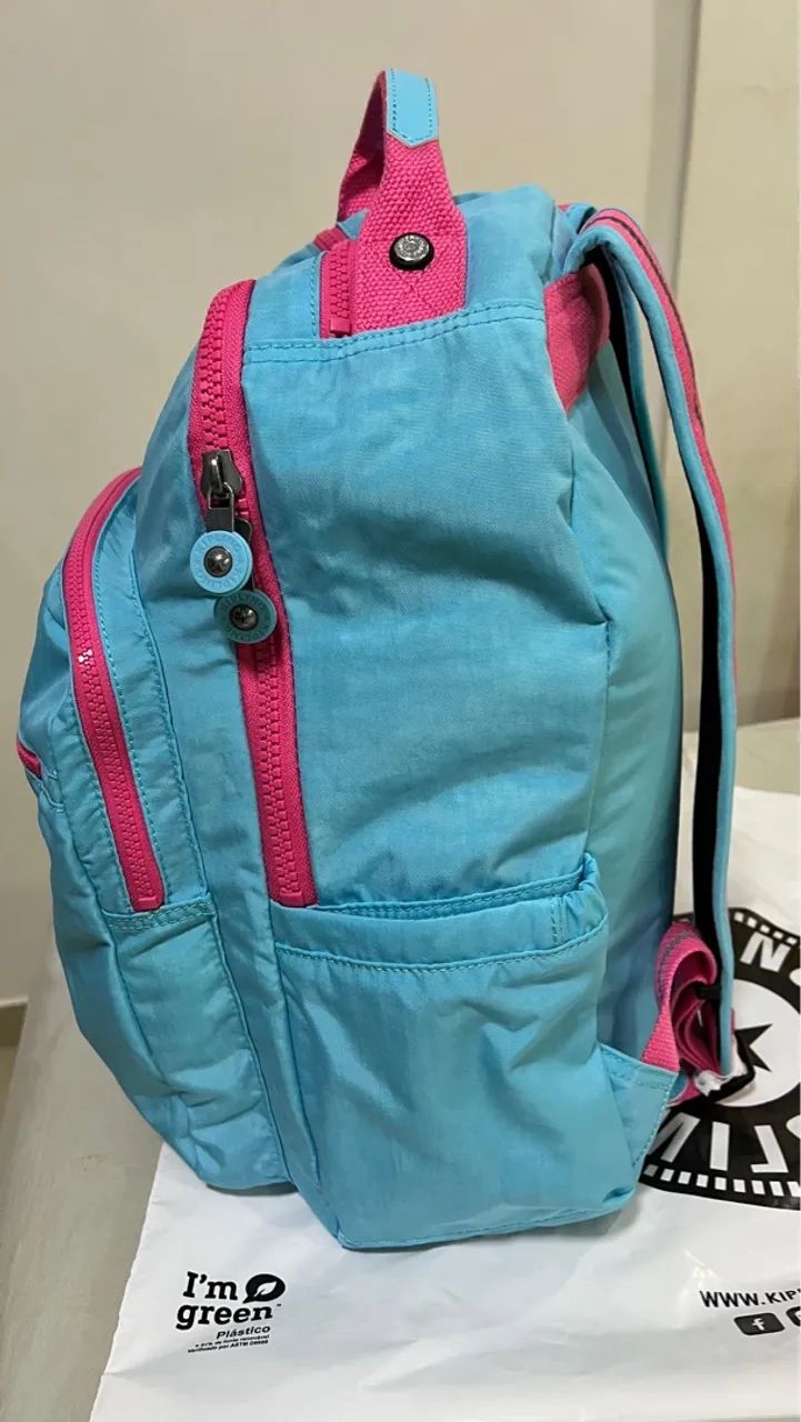 Mochila Kipling Olx Mochilas Usadas Mochila Kipling Seoul Azul