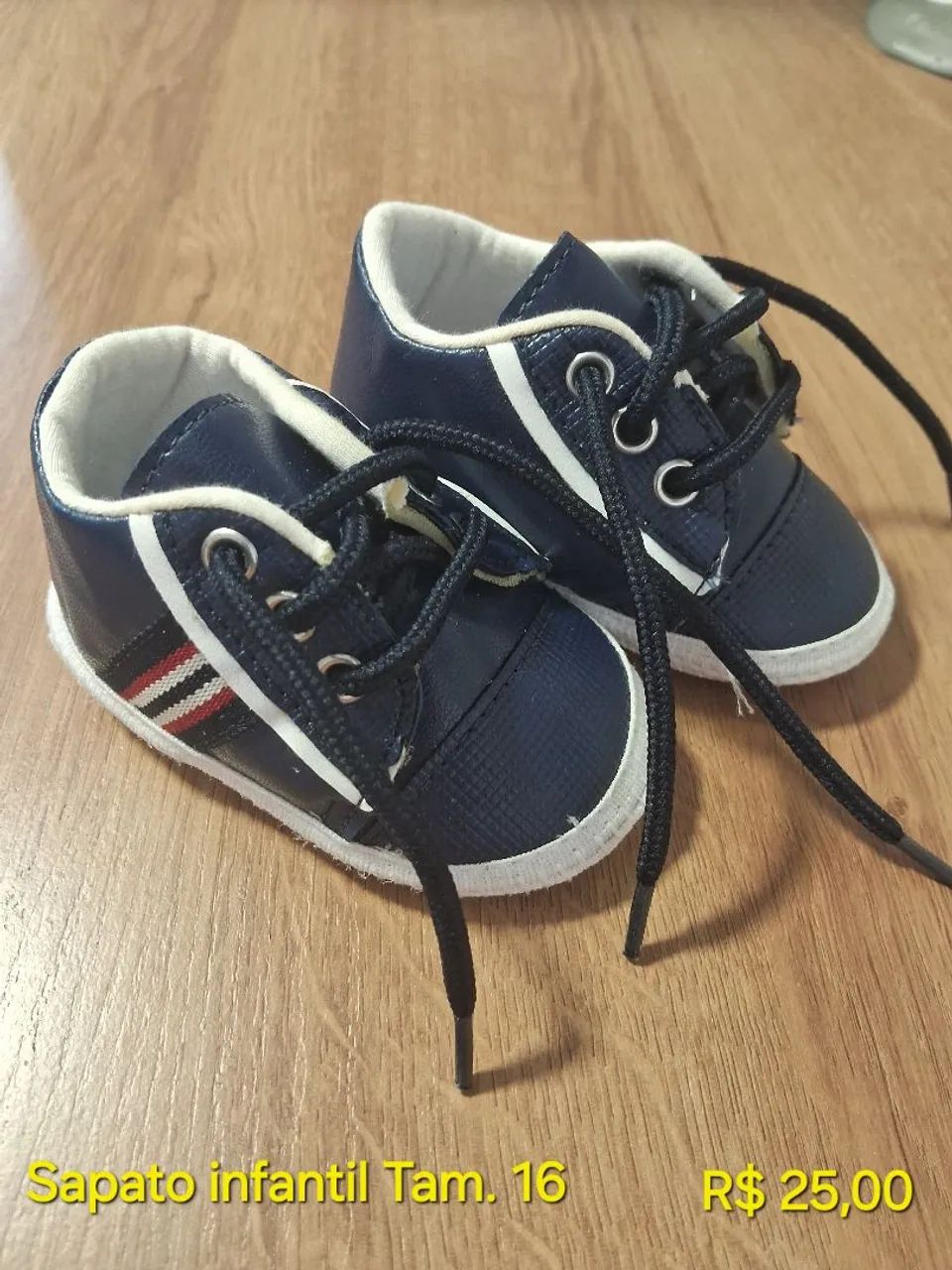 Tênis Infantil Bebê Tam. 16 Azul