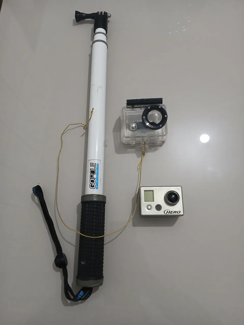 GoPro Hero + Bastão GoPole