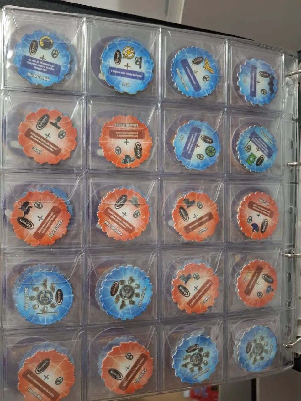 Coleção Liga da Justiça Elma Chips Tazos - Foto 3