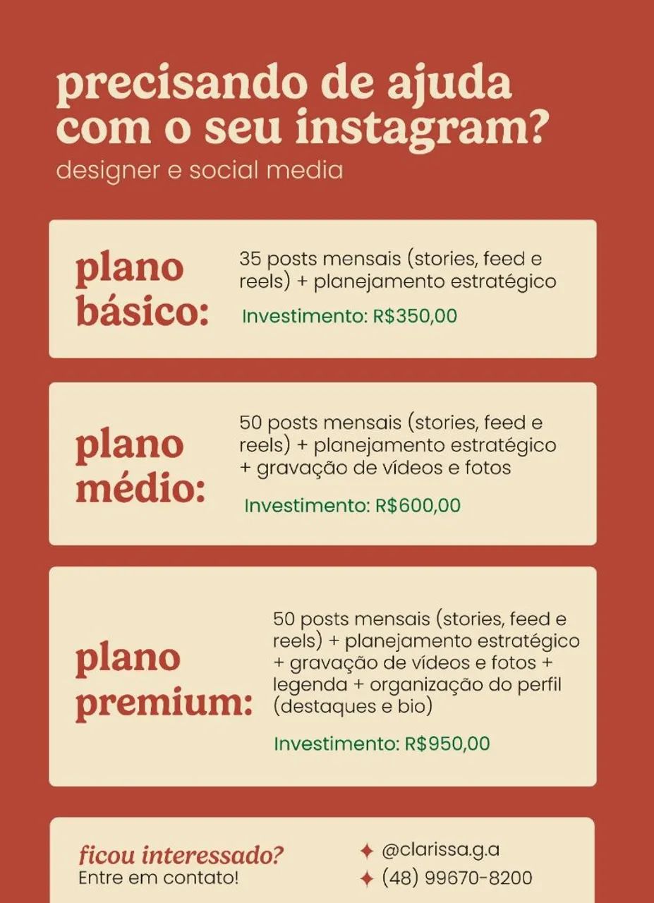 Serviços Social Media