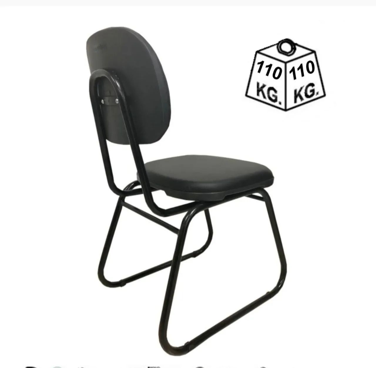 Cadeira Fixa para Escritório e Manicure  - Foto 2