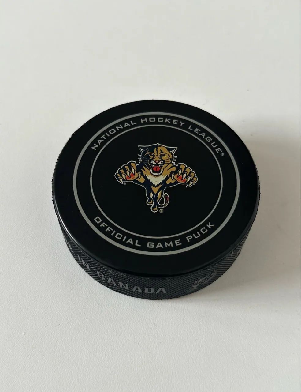 puck de hockey - florida panthers (nhl)