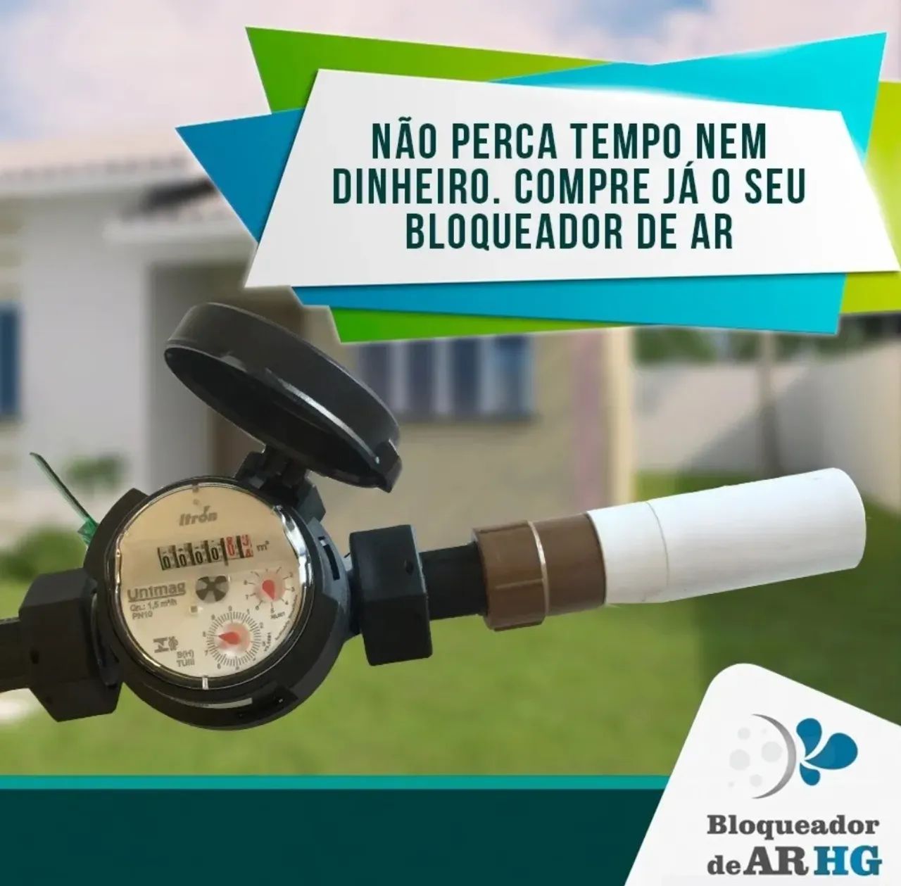 Bloqueador de ar HG para tubos de 25 ou 3/4 - Foto 3