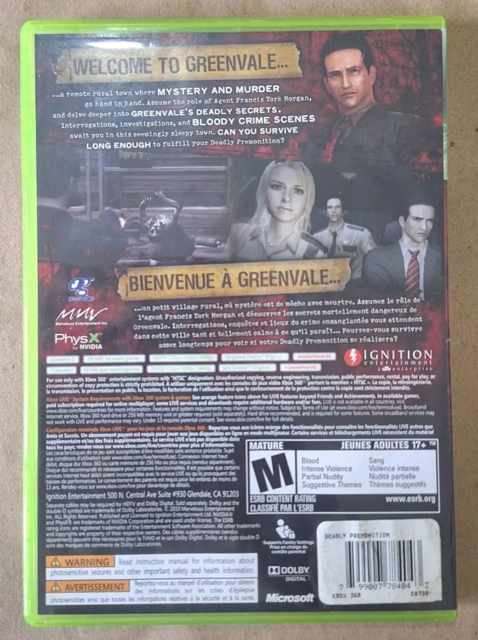 Deadly Premonition Xbox 360 Original (Faço Olx Pay) - Foto 3