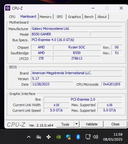 Placa-mãe Galaxy B550 GAMER em excelente estado - Foto 2