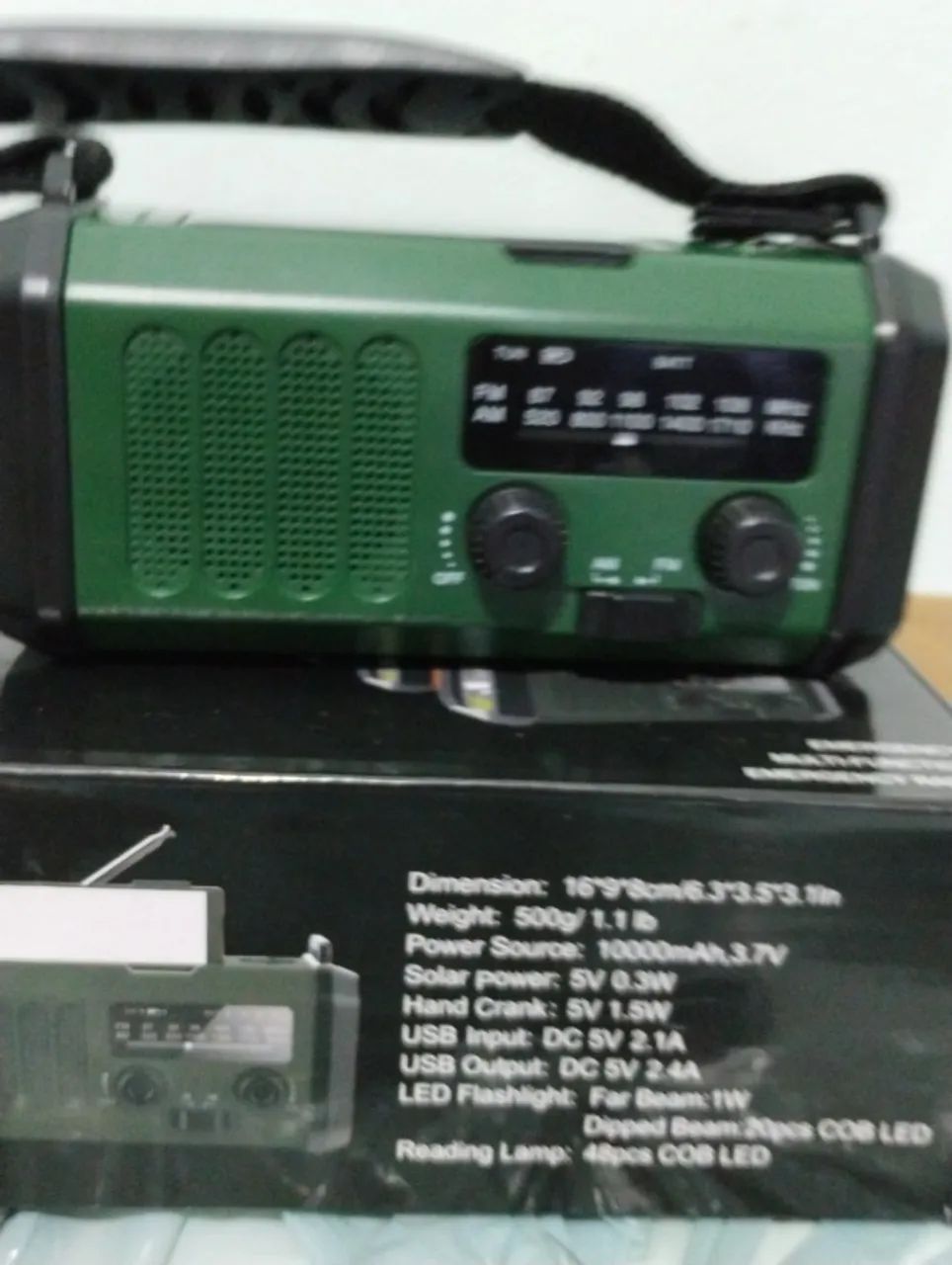 radio carregador de celular