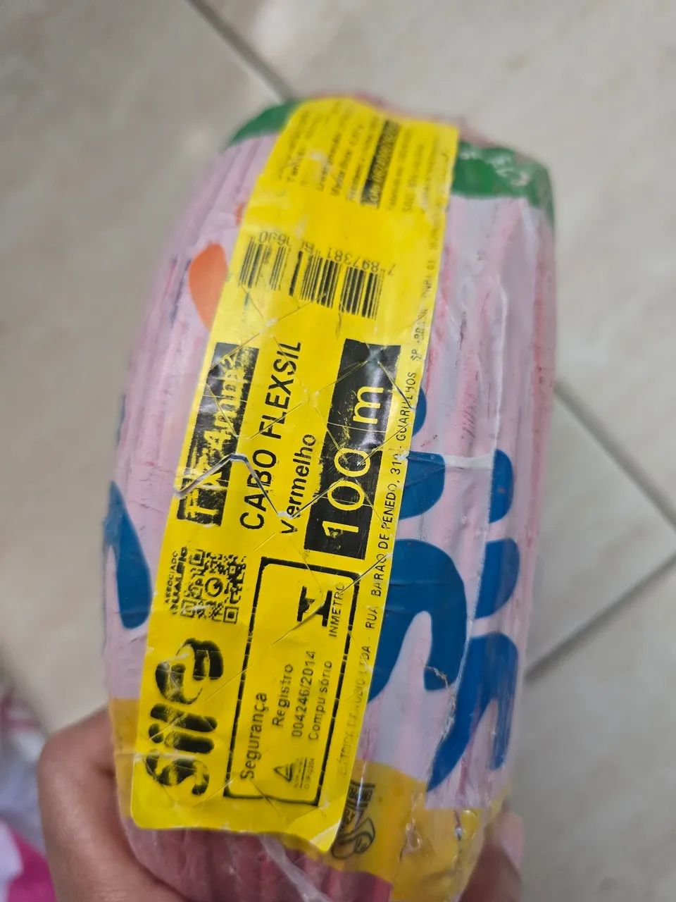 Fio flexil de 4.mm novo
