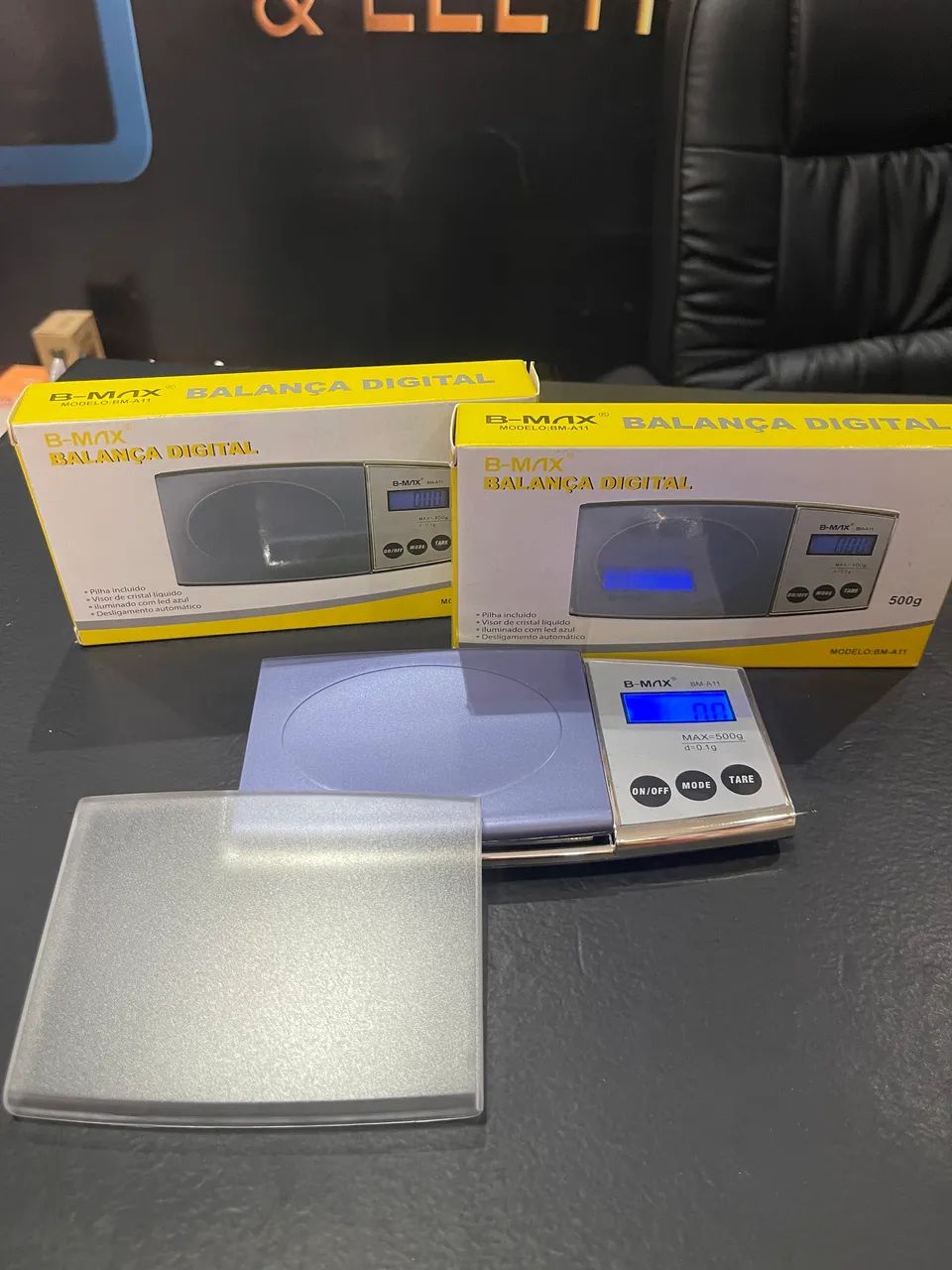 Balança Digital De Bolso Alta Precisão 0.1G a 500g