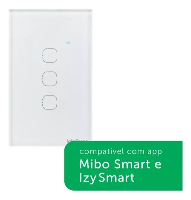 Interruptor Inteligente Wi-FI com 3 teclas (Intelbras EWS 1003) - Foto 2