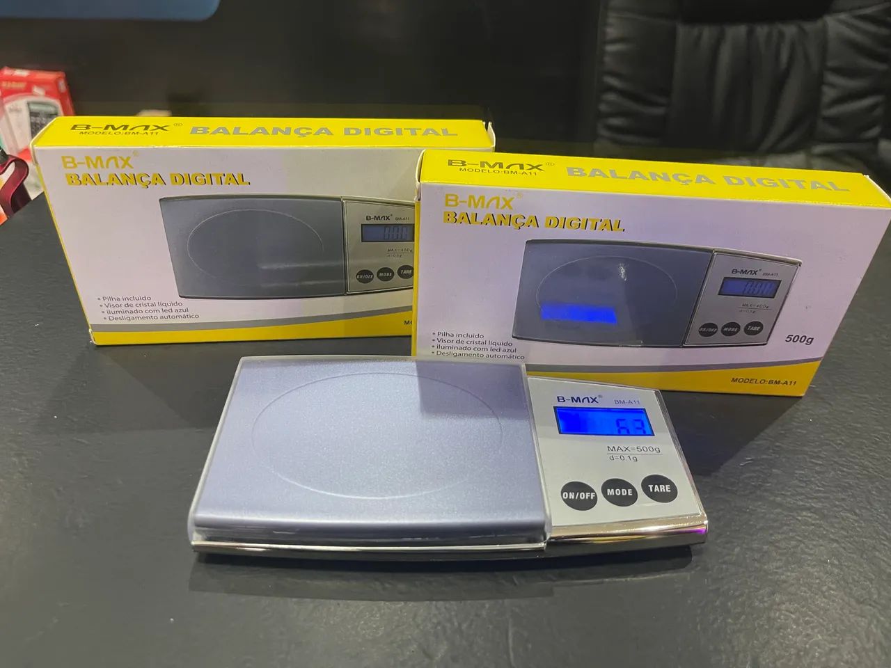 Balança Digital De Bolso Alta Precisão 0.1G a 500g - Foto 5