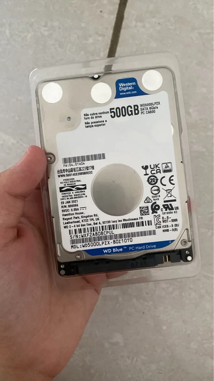 SSD PARA NOTEBOOK - 500gB