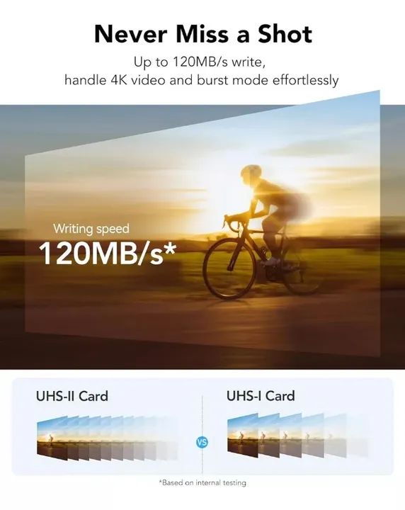 Cartão de Memória SD Lexar Profissional Silver Pro 128GB V60 Uhs-II - Foto 3