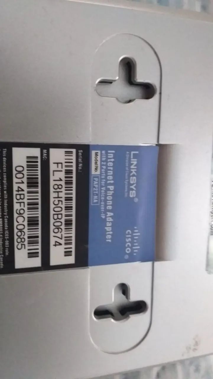 Ata  VoIP Linksys Cisco PAP2T- NA - Foto 4