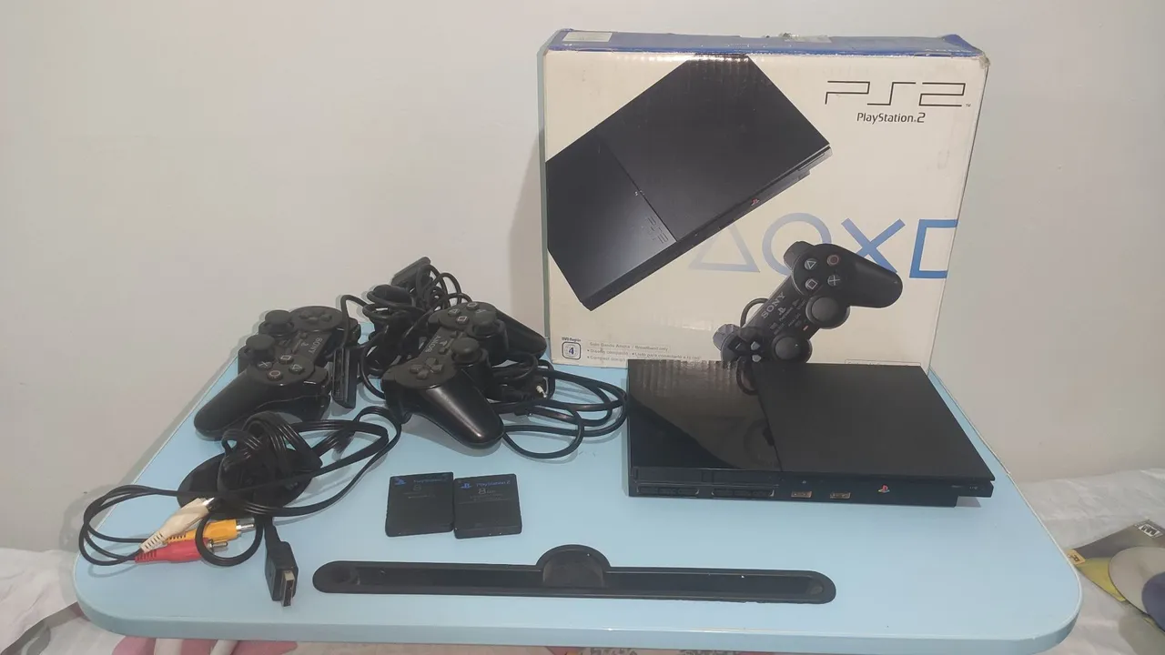 Playstation 2 Completo e Funcionando