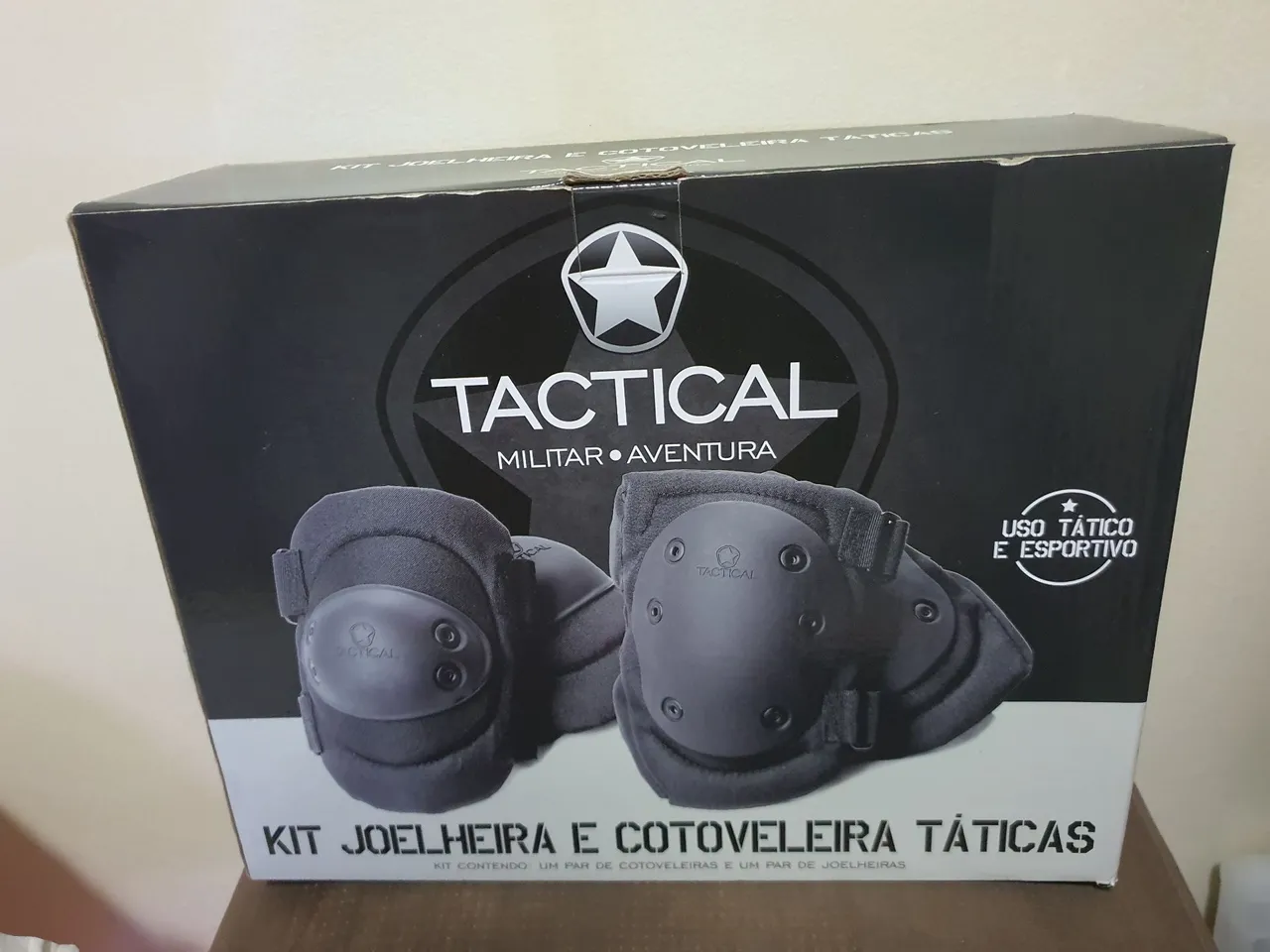 Kit Joelheira e Cotoveleira Táticas - Tático e Esportivo