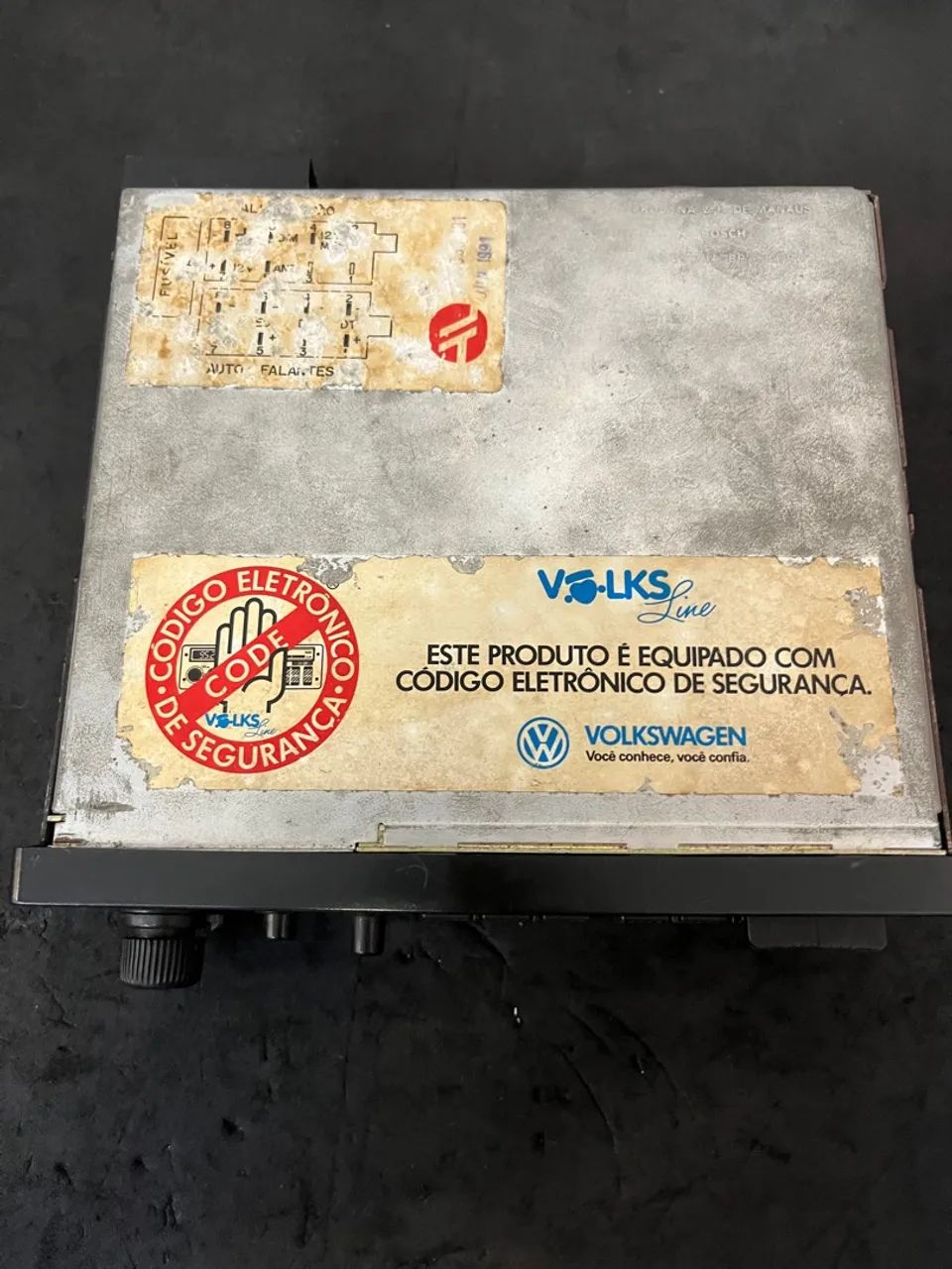 Som automotivo Volksline ETRT com bluetooth  - Foto 2