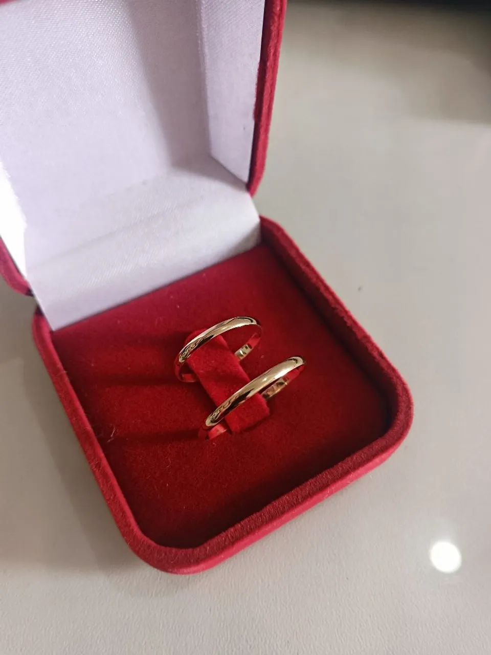 Alianças de Ouro18k Modelo tradicional  - Foto 3