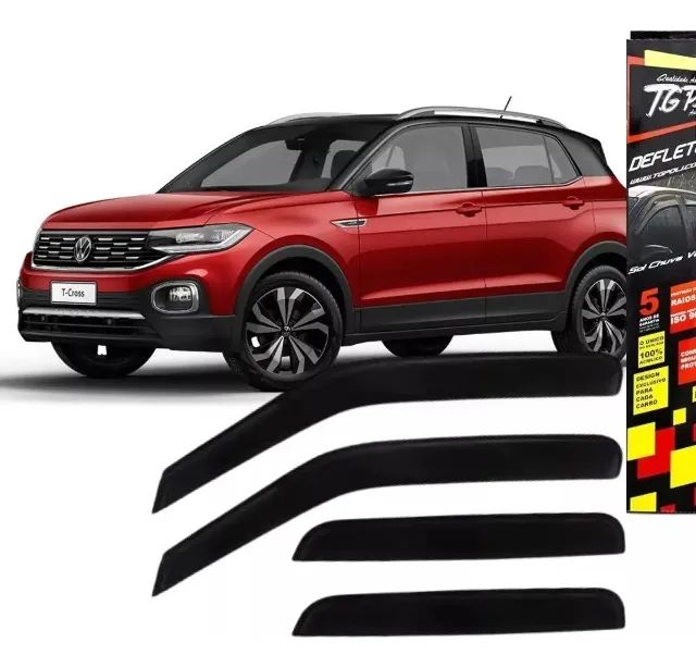 Calha Chuva Defletor T-cross Tcross 2019 A 2025 Fumê Tgpoli